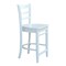 International Concepts Emily Counter Height Stool, 24" Seat Height, White S08-6172 - alternate 6